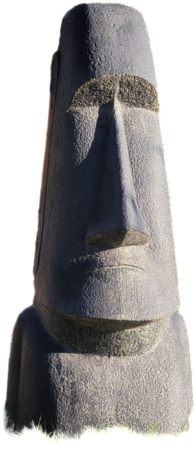 Moai von der Osterinsel